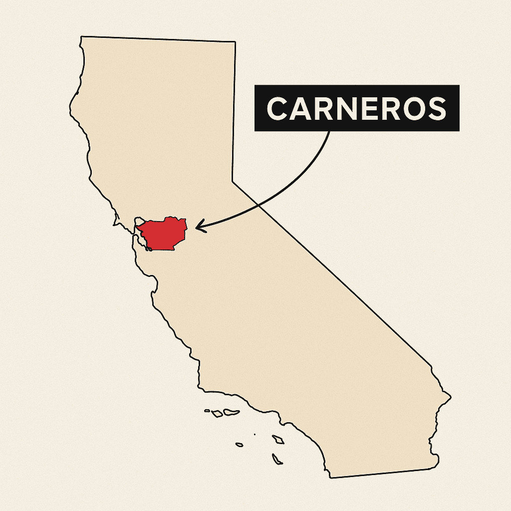 Billede af Carneros området i Californien